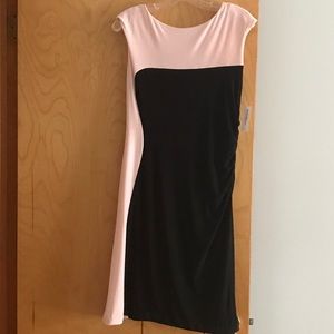 Pink and Black Dress
